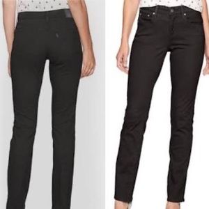 Levi’s 505 Black Straight Leg Jeans size 8